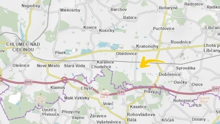 Prodej podílu 2/9 pole 2 771 m², Kratonohy