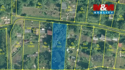 Prodej zahrady 477 m², Český Krumlov