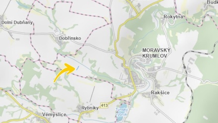 Prodej pole 2 932 m², Moravský Krumlov