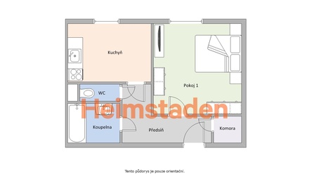 Pronájem bytu 1+1 38 m², Frýdek-Místek