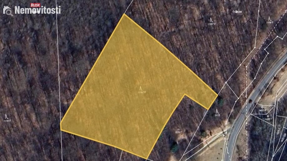 Prodej lesa 10 836 m², Vsetín