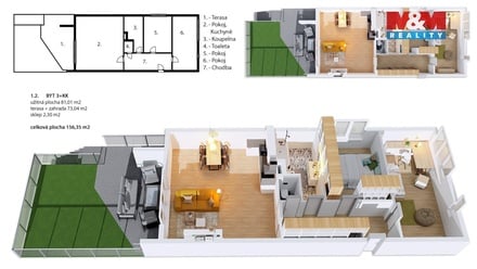 Prodej bytu 3+kk 81 m², Mladá Boleslav