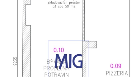 Pronájem obchodního prostoru 29 m², Syrovice