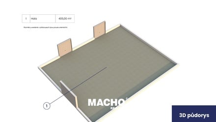 Pronájem skladu 405 m², Chrášťany