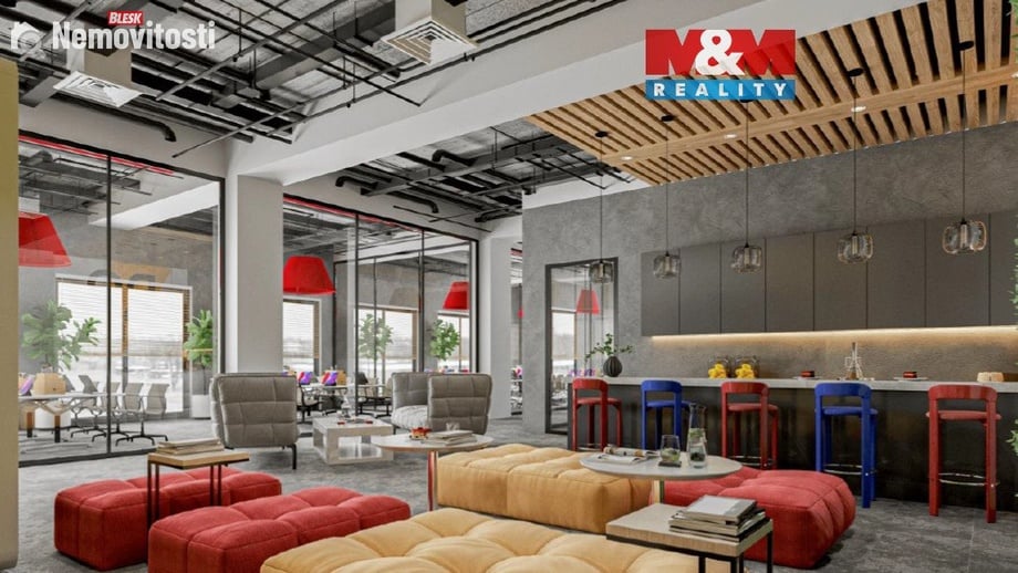 Pronájem kanceláře 1 000 m², Plzeň 3