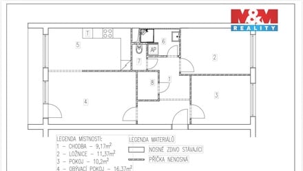 Pronájem bytu 3+kk 71 m², Praha 10