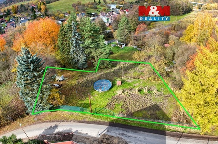 Prodej stavebního pozemku 1 112 m², Perštejn