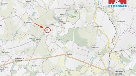 Prodej pole 8 351 m², Choltice