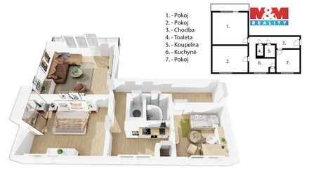Prodej bytu 3+1 76 m², Ruda