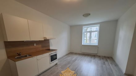 Pronájem bytu 1+kk 25 m², Milovice - Mladá