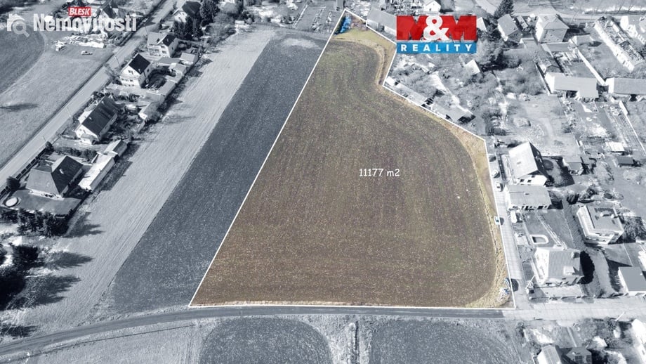 Prodej stavebního pozemku 11 177 m², Libomyšl