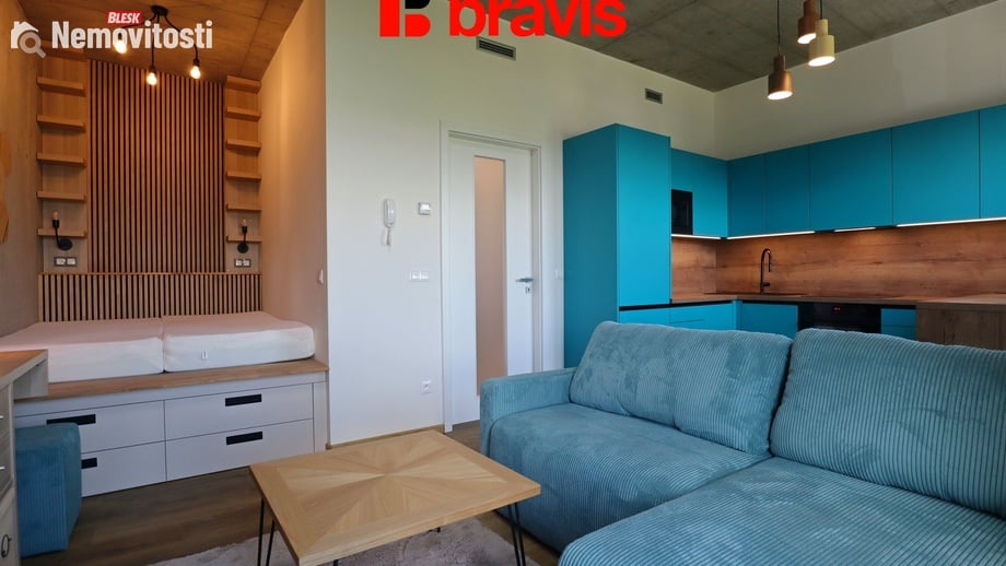 Pronájem bytu 1+kk 35 m², Brno - Horní Heršpice