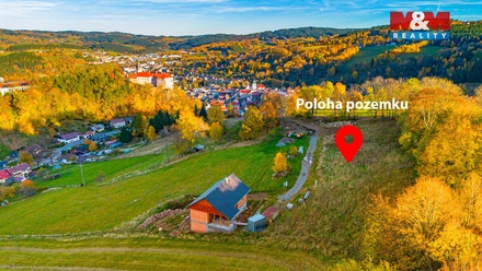Prodej stavebního pozemku 1 043 m², Vimperk