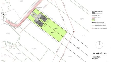 Prodej stavebního pozemku 965 m², Nesvačilka