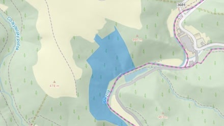 Prodej lesa 93 672 m², Štíty - Crhov