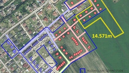 Prodej stavebního pozemku 14 571 m², Kvasiny