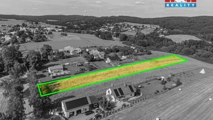 Prodej stavebního pozemku 3 448 m², Hrusice