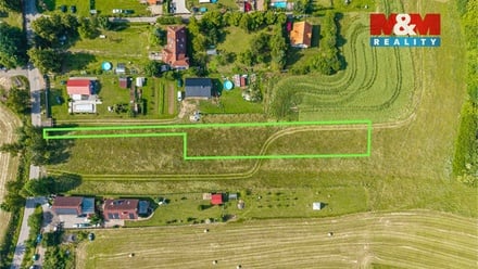 Prodej stavebního pozemku 2 348 m², Hrusice