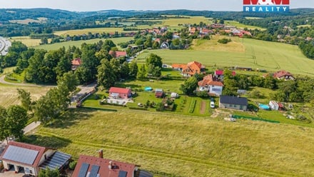 Prodej stavebního pozemku 1 100 m², Hrusice