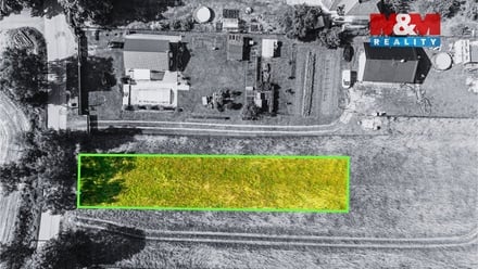 Prodej stavebního pozemku 1 100 m², Hrusice