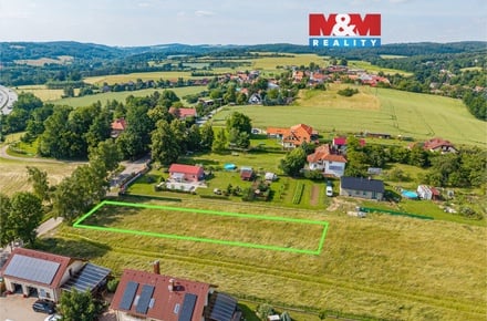 Prodej stavebního pozemku 1 100 m², Hrusice