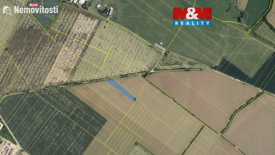 Prodej pole 8 491 m², Prostějov