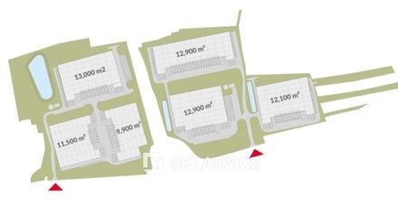 Pronájem skladu 5 000 m², Soběslav