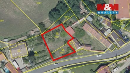 Prodej stavebního pozemku 600 m², Tismice
