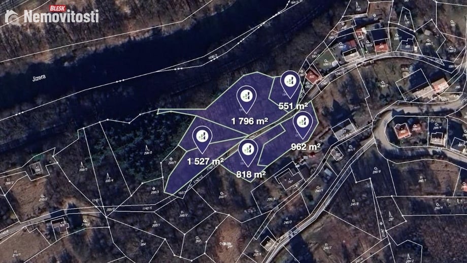 Prodej lesa 5 654 m², Líšný