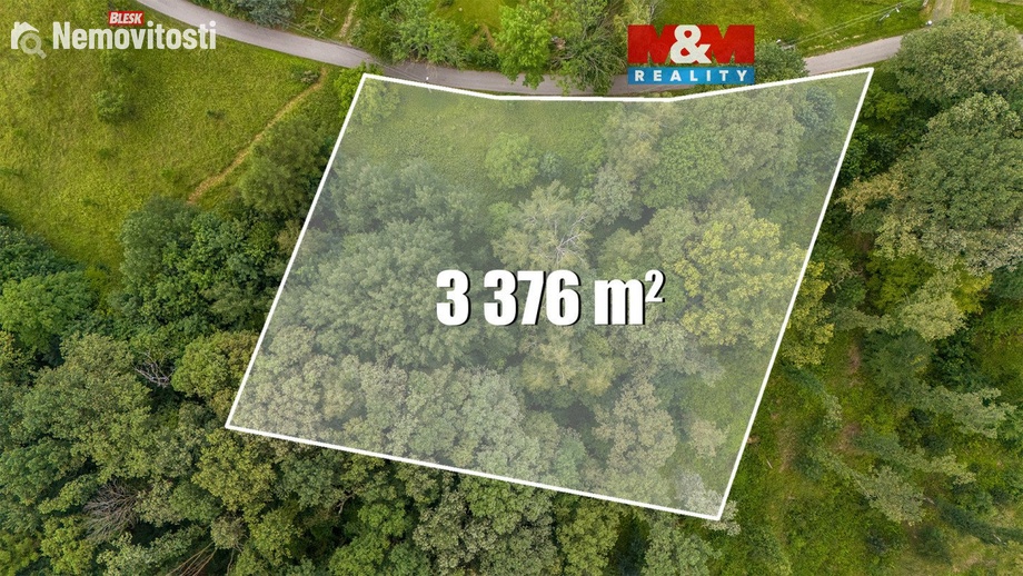 Prodej louky 3 376 m², Višňová