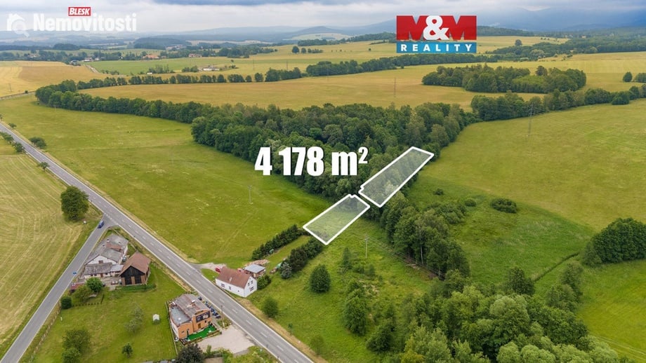Prodej louky 4 178 m², Dětřichov