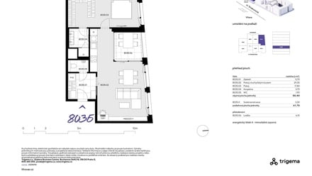 Prodej bytu 2+kk 58 m², Praha - Smíchov