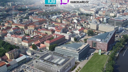 Pronájem kanceláře 406 m², Praha 8