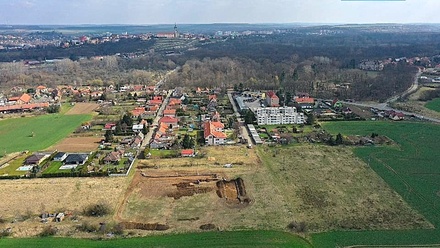 Prodej stavebního pozemku 992 m², Hořín