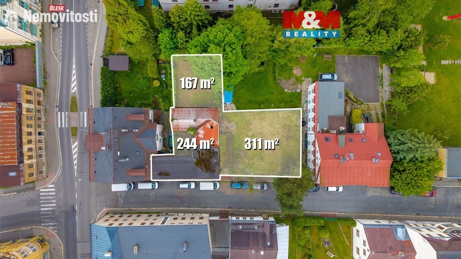 Prodej stavebního pozemku 722 m², Jablonec nad Nisou