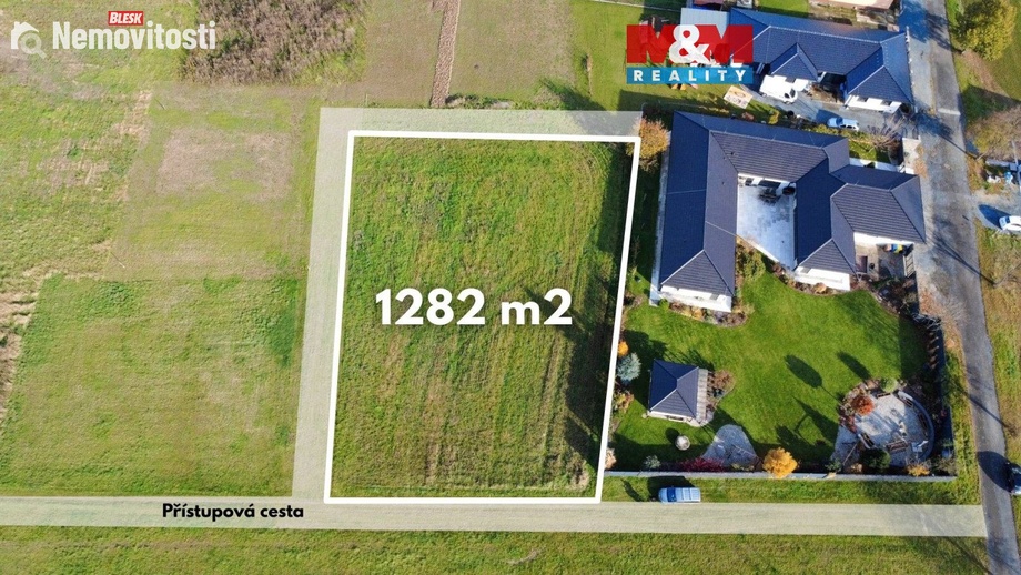 Prodej pole 1 282 m², Bohuňovice