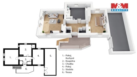 Prodej chalupy 107 m², Kamenný Přívoz