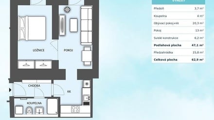 Prodej bytu 2+kk 62 m², Praha 7, Bubeneč