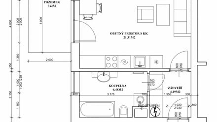 Prodej bytu 2+kk 50 m², Buchlovice