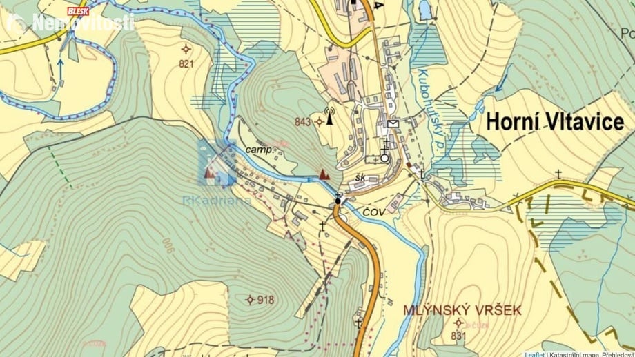 Prodej louky 2 388 m², Horní Vltavice