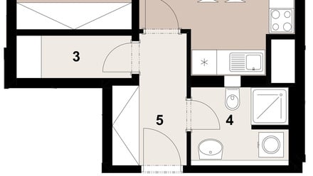 Prodej bytu 2+kk 47 m², Praha - Hloubětín