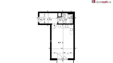 Prodej bytu 1+kk 37 m², Praha 18