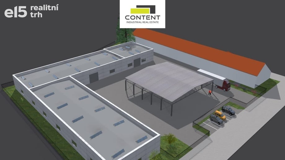 Pronájem výrobního prostoru 2 500 m², Hradec Králové