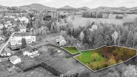 Prodej stavebního pozemku 2 544 m², Chřibská