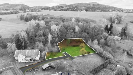 Prodej stavebního pozemku 2 544 m², Chřibská