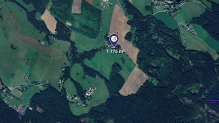 Prodej specifického pozemku 1 775 m², Pustá Kamenice