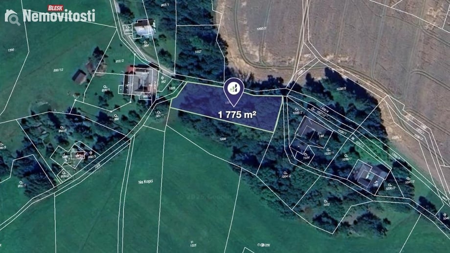 Prodej specifického pozemku 1 775 m², Pustá Kamenice