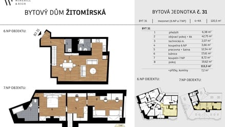 Prodej bytu 4+kk 120 m², Praha - Vršovice