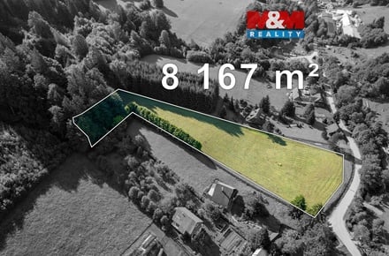 Prodej stavebního pozemku 8 167 m², Nový Hrozenkov