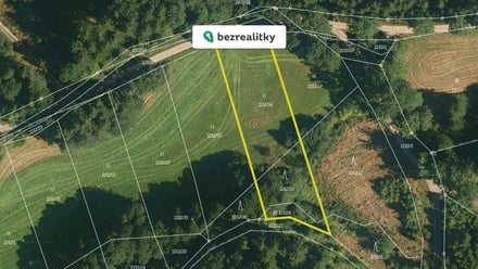 Prodej louky 2 300 m², Hluboká nad Vltavou - Líšnice u Kostelce